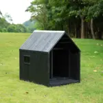 Nordic Modern Dog House, Black - Image 2