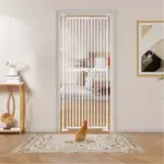 Extra Tall Retractable Pet Gate for Dogs & Cats