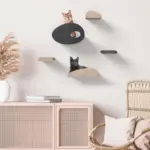 Cat Climber Set of 4 Facade Add-Ons, Oatmeal - Image 9