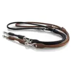 Hunter Rolled Soft Leather Dog Training Leash, Black - Image 7