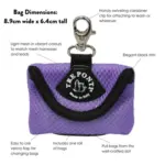 Tre Ponti Mesh Dog Poop Bag Holder, Black - Image 8