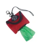 Tre Ponti Mesh Dog Poop Bag Holder, Red - Image 7