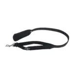 Tre Ponti Double Handled Dog Leash, Black - Image 2