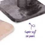 High Bed Scratching Post for Large Cats, Charcoal - Image 4