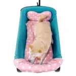 Ibiyaya Pet Stroller Comfort Liner Set, Pink - Image 10