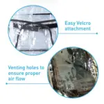 Ibiyaya Universal Pet Pram Rain Cover | Medium - Image 9