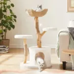 Modern Pets Real Wood Cat Tree