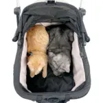 Ibiyaya InstaCollapse Detachable Dog Stroller, Taupe - Image 10