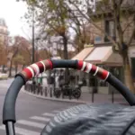 Ibiyaya Pet Stroller Handle Cover, Red Stripes - Image 3