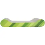 Cardboard Cat Scratcher Lounge, Green - Image 3