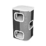 Tri-Level Square Cat Condo with Sherpa Lining - Image 4