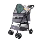 Ibiyaya Cloud 9 Pet Stroller for Dogs & Cats, Mint Green
