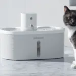 Cordless Sensor Pet Water Fountain, White - Image 2