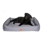 Orthopedic Ripstop Dog Lounger Bed, Steel Grey - Image 2