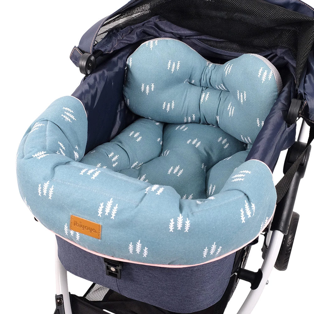 dog stroller australia comfort liner in blue